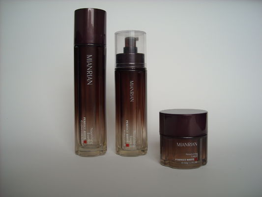 Бутылки OEM 120ML 35ML 50G 30G Appliqué пустые косметические стеклянные для сливк глаза лосьона