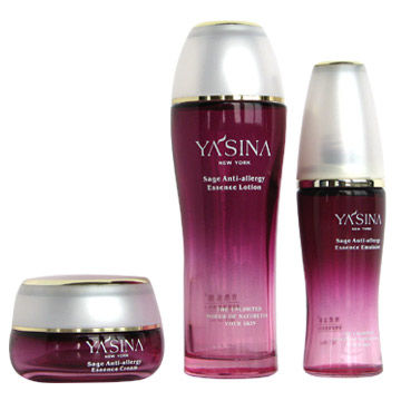 Таможня 4 унции бутылки и опарникы 1 эмульсии OZ надутые покрашенные пустой косметические стеклянные