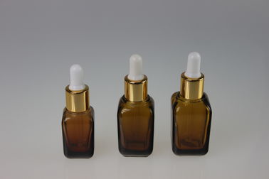 Персонализированное янтарное стекло эфирного масла разливает 35ML по бутылкам 25ML 15ML с капельницей